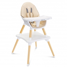 Дитячий стільчик для годування Caretero Tuva Beige